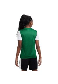 Nike - Koszulka Dziecięca Tiempo Premier II DriFIT. Kolor: zielony, biały, wielokolorowy. Sport: turystyka piesza