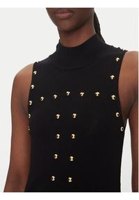 LOLA CASADEMUNT Sukienka dzianinowa LS2516004 Czarny Regular Fit. Kolor: czarny. Materiał: wiskoza, syntetyk #4