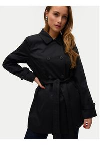 Vero Moda Trencz Chelsea 10329343 Czarny Regular Fit. Kolor: czarny. Materiał: syntetyk #2