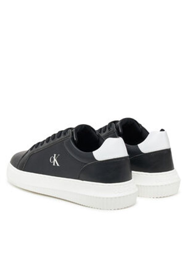 Calvin Klein Jeans Sneakersy Chunky Cupsole Lth Mg Tc YM0YM01198 Czarny. Kolor: czarny. Materiał: skóra