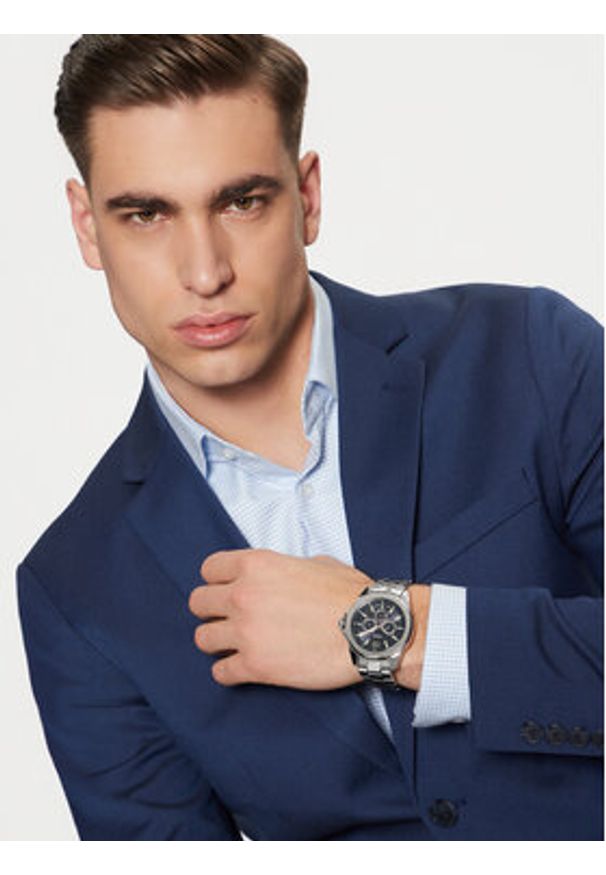 Timex Zegarek Essex Avenue 44mm TW2V43300 Srebrny. Kolor: srebrny