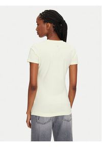Guess T-Shirt W5GI07 J1314 Żółty Regular Fit. Kolor: żółty. Materiał: bawełna #3