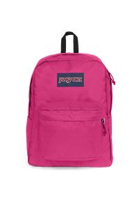 Plecak JanSport SuperBreak One EK0A5BAGU221 - różowy. Kolor: różowy. Materiał: poliester. Styl: sportowy, casual, klasyczny
