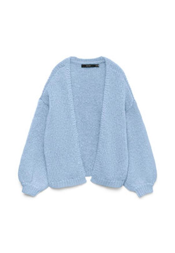 Vero Moda Kardigan Maybe 10273101 Błękitny Oversize. Kolor: niebieski. Materiał: syntetyk