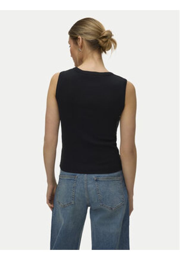 Vero Moda Top Chloe 10342916 Czarny Regular Fit. Kolor: czarny. Materiał: bawełna