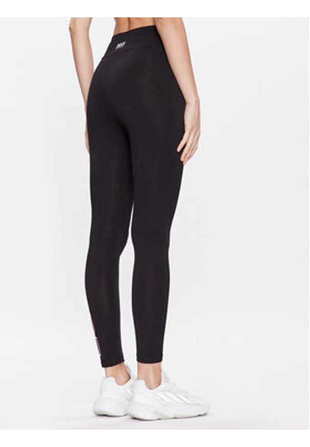 DKNY Sport Legginsy DP3P2988 Czarny Active Fit. Kolor: czarny. Materiał: bawełna. Styl: sportowy