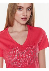 Liu Jo T-Shirt WA3278 JS923 Różowy Regular Fit. Kolor: różowy. Materiał: bawełna