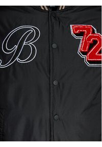Brave Soul Kurtka bomber MJK-BRODY Czarny Regular Fit. Kolor: czarny. Materiał: syntetyk #4
