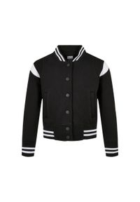 Urban Classics - Kurtka Dresowa Dla Dziewcząt. Kolor: biały, wielokolorowy, czarny. Materiał: dresówka