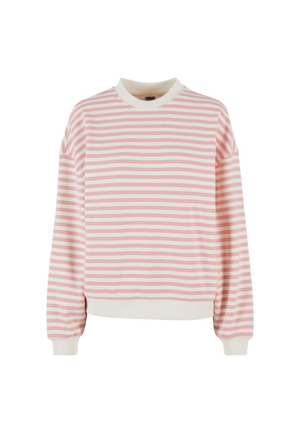 Bluza damska Urban Classics. Kolor: różowy, biały, wielokolorowy. Materiał: poliester, bawełna