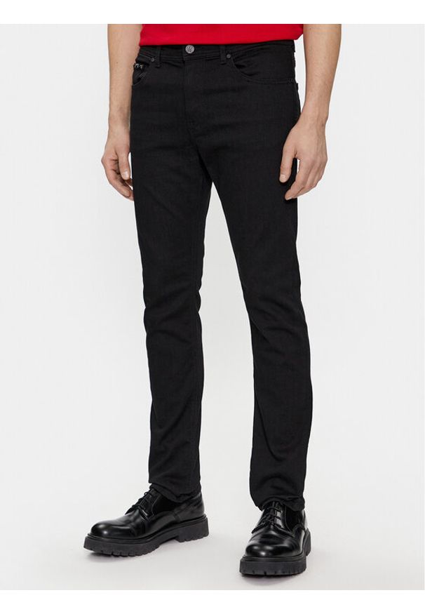 Karl Lagerfeld - KARL LAGERFELD Jeansy 265840 541861 Czarny Slim Fit. Kolor: czarny