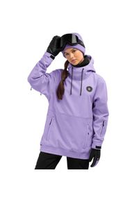 SIROKO - Kurtka snowboardowa damska W1-W Snowy. Kolor: fioletowy, niebieski, wielokolorowy. Materiał: materiał, softshell. Sezon: zima. Sport: snowboard