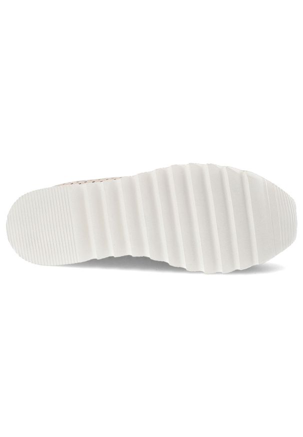 Złote Półbuty S.Barski Eleganckie Obuwie Damskie. Okazja: na co dzień. Kolor: złoty. Szerokość cholewki: normalna. Styl: elegancki