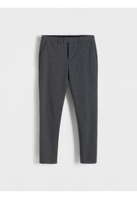 Reserved - Spodnie chino slim fit - czarny. Kolor: czarny. Materiał: tkanina, bawełna #1