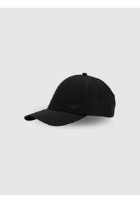 4f - 4F Czapka z daszkiem strapback uniseks - czarna S/M (58cm). Kolor: czarny. Styl: sportowy, klasyczny, casual #1