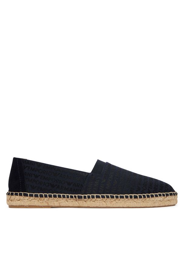 Espadryle Emporio Armani. Kolor: niebieski