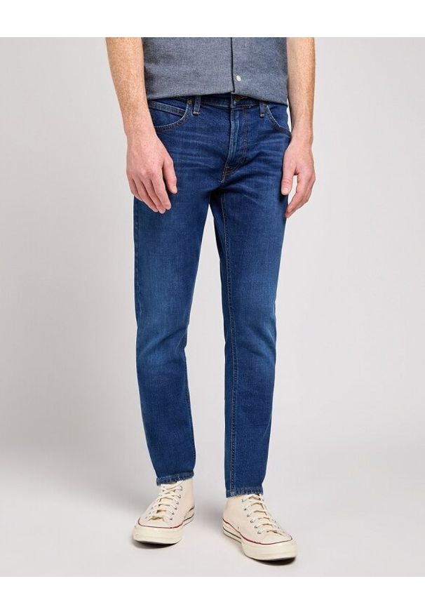 Lee - LEE MĘSKIE SPODNIE JEANSOWE LUKE SPRINGFIELD 112350156 L719016191