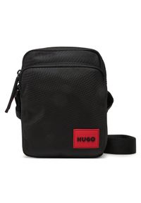 BOSS Torebka Ariell Saddle M 50547767 Czarny. Kolor: czarny. Materiał: materiał