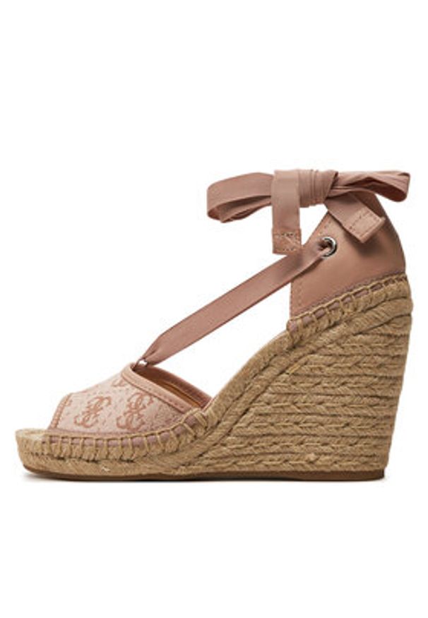 Guess Espadryle Diandra FLGDIR FAL04 Różowy. Kolor: różowy. Materiał: materiał