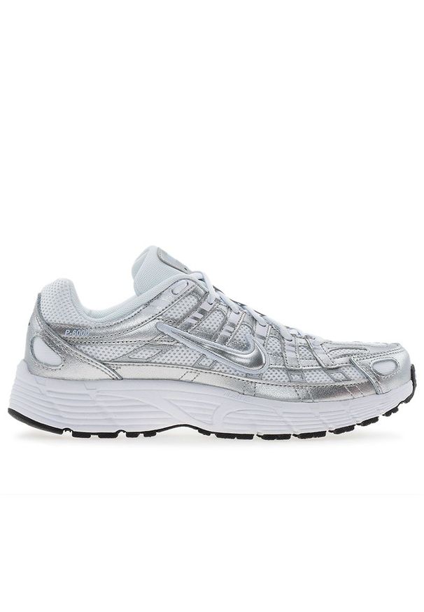 Buty młodzieżowe Nike P-6000 HV5064-101 - srebrne. Kolor: srebrny. Materiał: skóra, syntetyk, materiał, guma. Szerokość cholewki: normalna