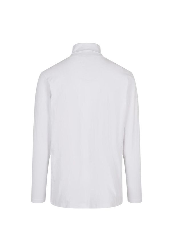 BUILD YOUR BRAND - Bluza Z Długim Rękawem Unisex Turtle Neck Dla Dorosłych. Kolor: biały. Długość rękawa: długi rękaw. Długość: długie