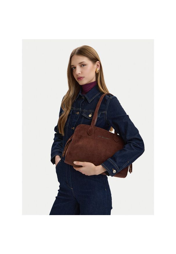 Love Moschino - Torebka LOVE MOSCHINO. Kolor: brązowy