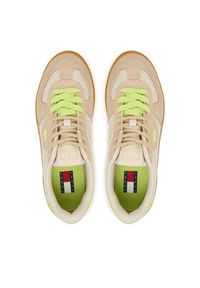 TOMMY HILFIGER - Tommy Hilfiger Klapki Dual Density Hilfiger Pool Slide FM0FM05797 Beżowy. Kolor: beżowy. Materiał: syntetyk #3