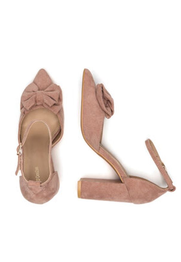 DeeZee Czółenka WS1001-01 Różowy. Kolor: różowy. Materiał: materiał