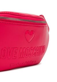 Love Moschino - LOVE MOSCHINO Saszetka nerka JC4223PP0MKF0615 Różowy. Kolor: różowy. Materiał: skóra