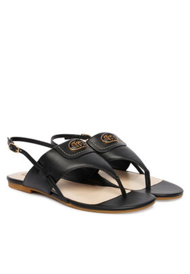 Liu Jo Sandały Sandy 10 SA6131 P0102 Czarny. Kolor: czarny. Materiał: skóra