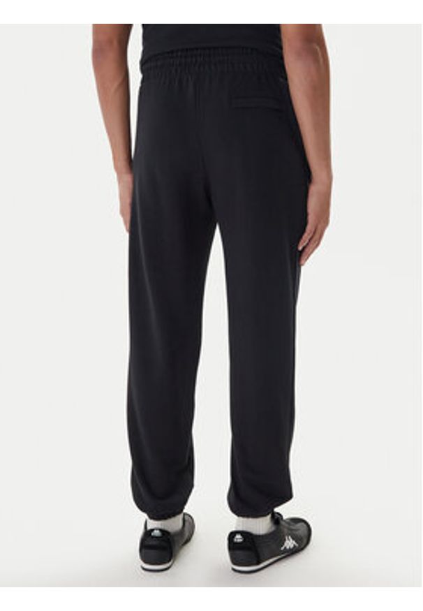 Kappa Spodnie dresowe Gothenburg 331U7EW Czarny Regular Fit. Kolor: czarny. Materiał: bawełna