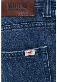 Mustang Szorty jeansowe męskie. Okazja: na co dzień. Kolor: niebieski. Materiał: jeans. Styl: casual #3