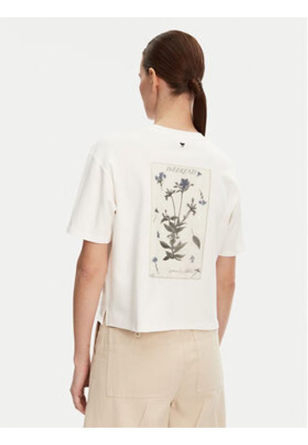 Weekend Max Mara T-Shirt Lecco 2515941052 Biały Boxy Fit. Kolor: biały. Materiał: bawełna