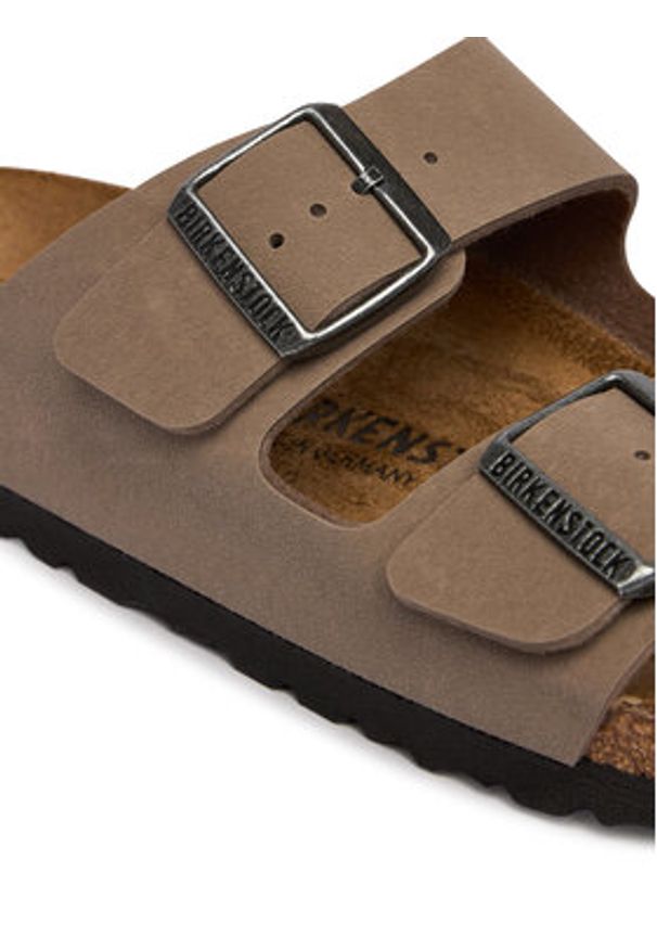 Birkenstock Klapki Arizona 1032070 Beżowy. Kolor: beżowy. Materiał: skóra