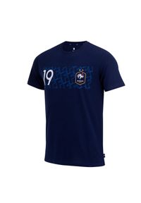 FFF - Koszulka drużyny dziecięcej z France Benzema 2022/23. Kolor: niebieski. Wzór: napisy. Sport: piłka nożna #1