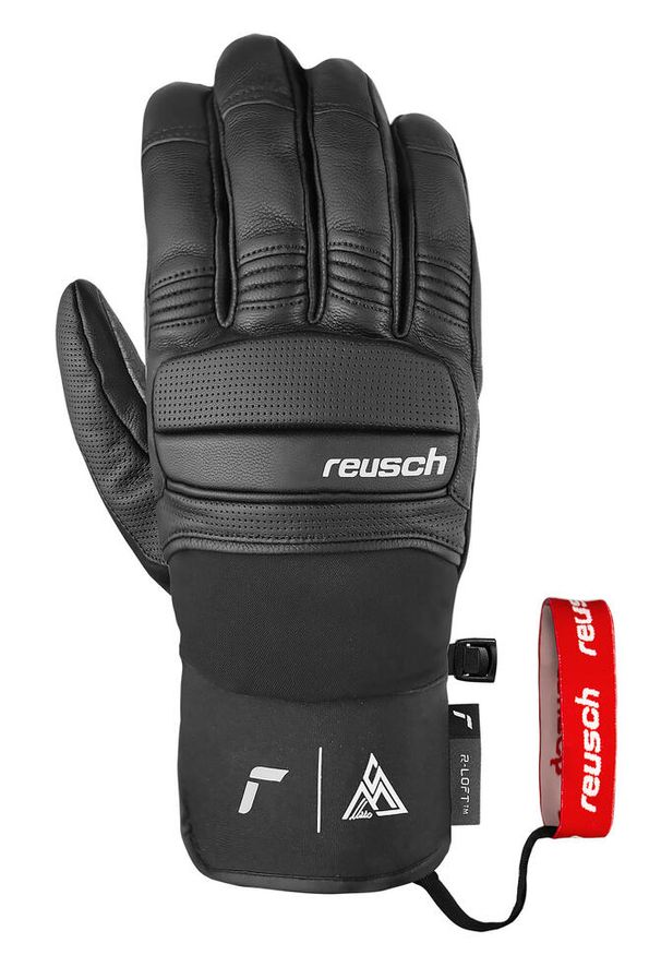 Reusch - Rękawice Marco Schwarz. Kolor: czarny, biały, wielokolorowy. Sezon: zima. Sport: narciarstwo
