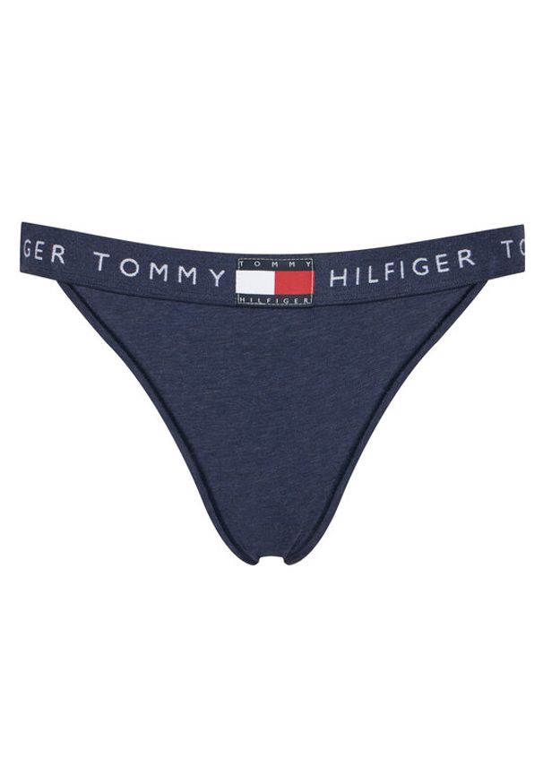 TOMMY HILFIGER - Tommy Hilfiger Stringi UW0UW06095 Granatowy. Kolor: niebieski. Materiał: bawełna