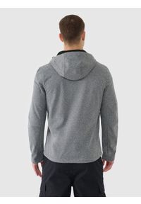 4f - 4F Kurtka softshell wiatroodporna membrana 5 000 męska - szara 3XL. Typ kołnierza: kołnierzyk stójkowy, kaptur. Kolor: szary. Materiał: softshell. Technologia: Windstopper. Sezon: zima. Sport: wspinaczka #2