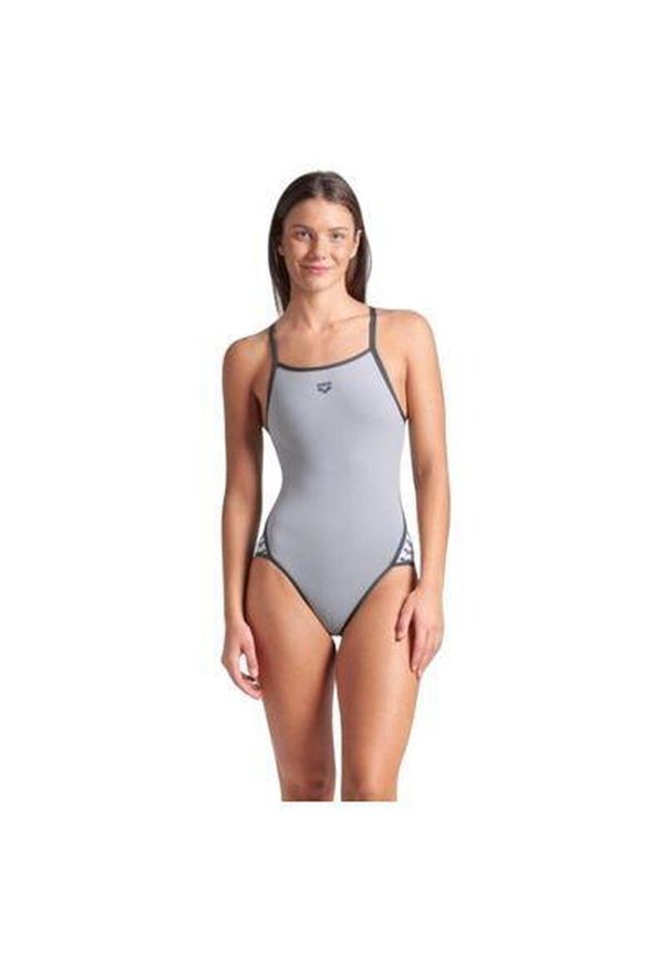 Strój Kąpielowy Damski Arena Icons Super Fly Back Solid. Kolor: szary