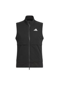 Adidas - Kamizelka z suwakiem na całej długości Ultimate365 Tour Frostguard. Kolor: czarny. Sport: golf