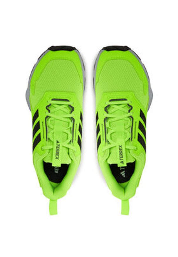 Adidas - adidas Buty do biegania Tracefinder JP7257 Zielony. Kolor: zielony. Materiał: materiał