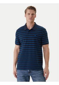 Calvin Klein Jeans Polo LV04RF216G Granatowy Regular Fit. Typ kołnierza: polo. Kolor: niebieski. Materiał: bawełna #1