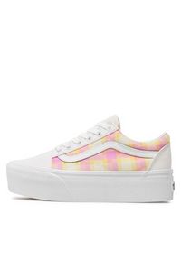 Vans Tenisówki Old Skool Stac VN0A7Q5MGBX1 Żółty. Kolor: żółty. Materiał: materiał #3