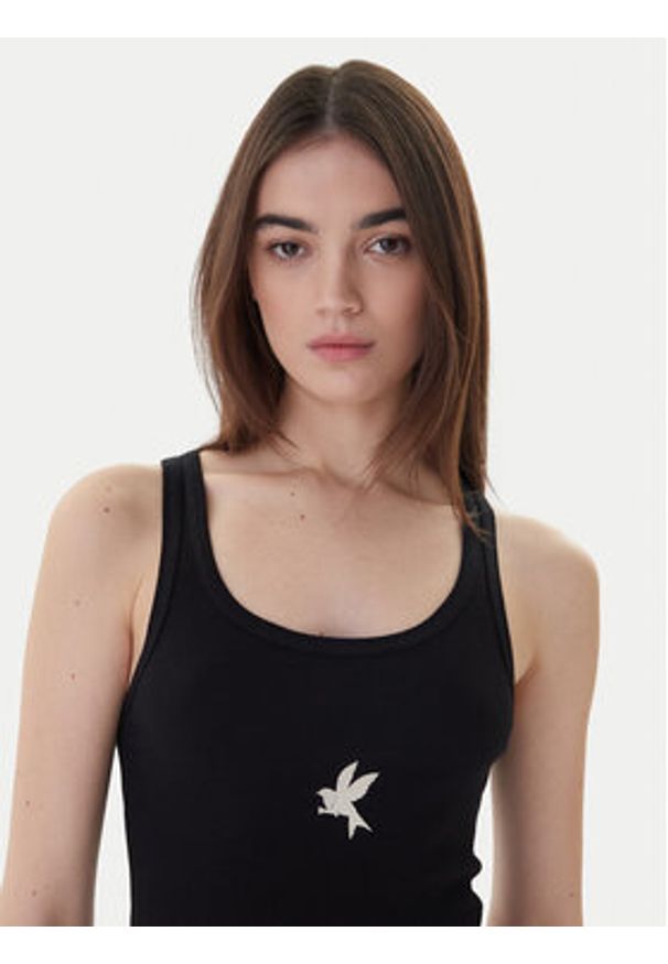 One Teaspoon Sukienka letnia Singlet 26495A Czarny Slim Fit. Kolor: czarny. Materiał: bawełna. Sezon: lato
