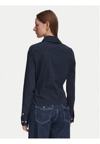 Guess Jeans Koszula W6YH11 W2835 Granatowy Slim Fit. Kolor: niebieski. Materiał: bawełna #3