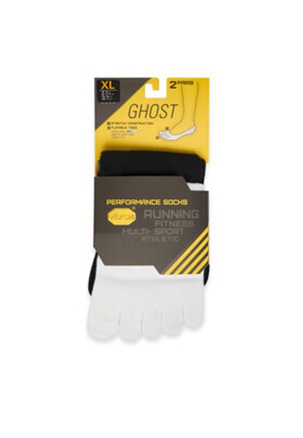 Vibram Fivefingers Stopki Ghost S15G12P Biały. Kolor: biały. Materiał: materiał