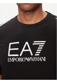EA7 Emporio Armani T-Shirt 3DPT29 PJULZ 1200 Czarny Regular Fit. Kolor: czarny. Materiał: bawełna, syntetyk #4