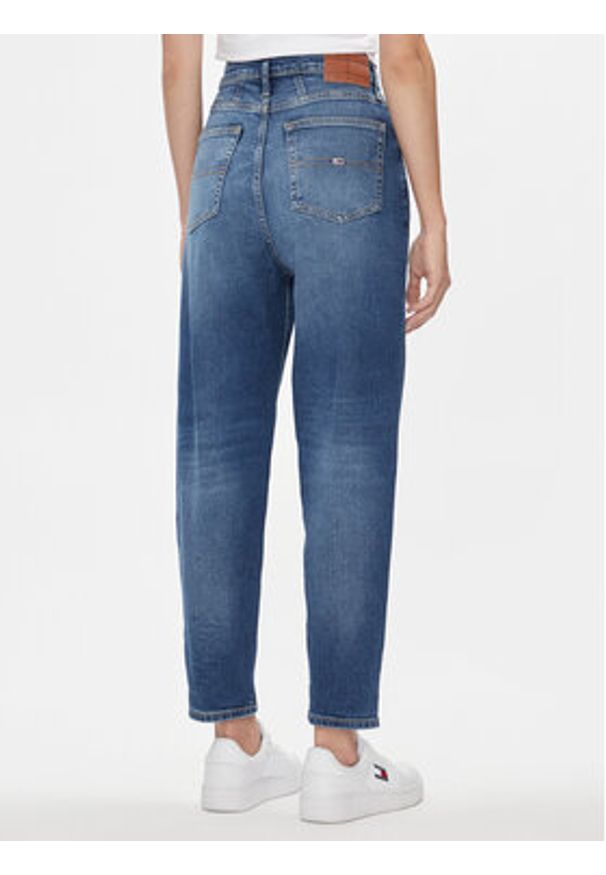 Tommy Jeans Jeansy DW0DW18318 Niebieski Mom Fit. Kolor: niebieski
