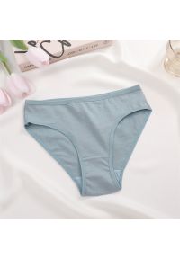 Intica - Figi gładkie dopasowane z wysokiej jakości materiałów Yongja. Kolor: niebieski. Materiał: materiał. Wzór: gładki