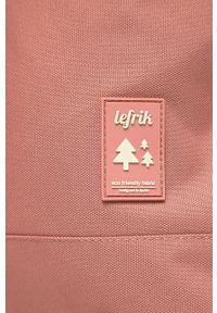 Lefrik - Plecak. Kolor: różowy. Wzór: paski #2